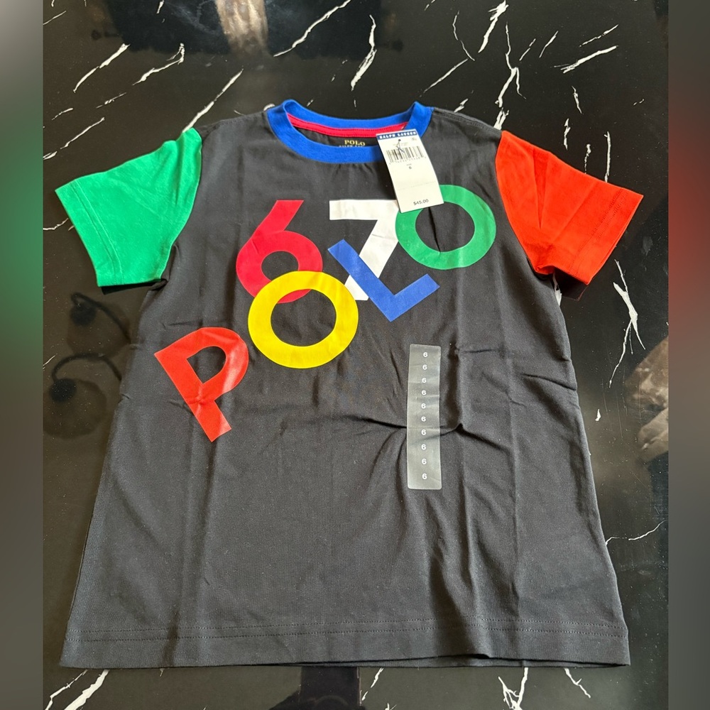 Polo by Ralph Lauren Kids Multicolor Graphic Tee